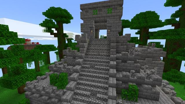 Screenshot of the Minecraft Bedrock Marketplace product One Block Advanced created by 4KS Studios.