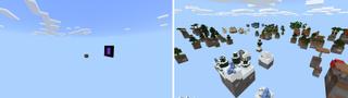 Panorama of the Minecraft Bedrock Marketplace product One Block Challenge created by 4KS Studios.