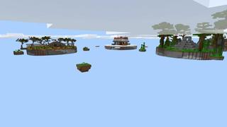 Screenshot of the Minecraft Bedrock Marketplace product ONE BLOCK LUCKY BLOCK created by 4KS Studios.