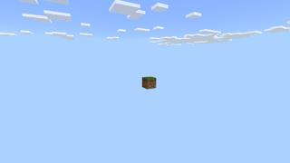 Screenshot of the Minecraft Bedrock Marketplace product One Block One Hundred Days! created by 4KS Studios.