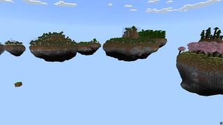 Screenshot of the Minecraft Bedrock Marketplace product One Block+ Trends created by 4KS Studios.