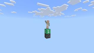 Screenshot of the Minecraft Bedrock Marketplace product One Block Survival created by 4KS Studios.