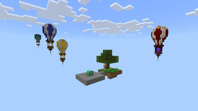 Screenshot of the Minecraft Bedrock Marketplace product One Block Survival created by 4KS Studios.