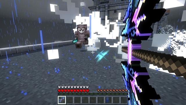 Screenshot of the Minecraft Bedrock Marketplace product Overpowered Bows created by 4KS Studios.