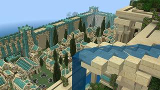 Screenshot of the Minecraft Bedrock Marketplace product Paradise Gardens created by 4KS Studios.