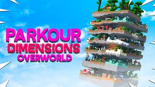 Thumbnail of the Minecraft Bedrock Marketplace product Parkour Dimensions : Overworld created by 4KS Studios.