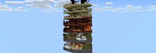 Panorama of the Minecraft Bedrock Marketplace product Parkour Dimensions created by 4KS Studios.