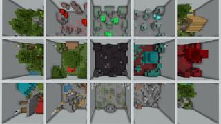 Screenshot of the Minecraft Bedrock Marketplace product Parkour Grid 100 created by 4KS Studios.