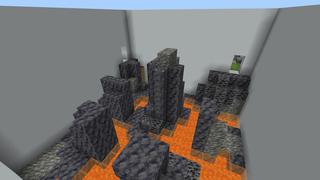 Screenshot of the Minecraft Bedrock Marketplace product Parkour Grid 100 created by 4KS Studios.
