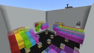 Screenshot of the Minecraft Bedrock Marketplace product Parkour Grid 100 created by 4KS Studios.