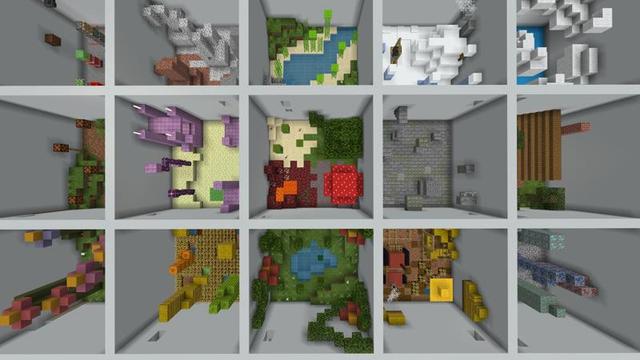 Screenshot of the Minecraft Bedrock Marketplace product Parkour Grid created by 4KS Studios.
