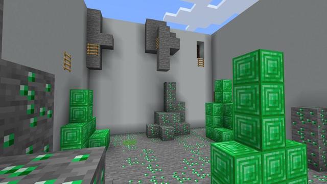 Screenshot of the Minecraft Bedrock Marketplace product Parkour Grid created by 4KS Studios.