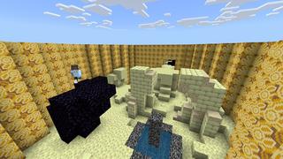 Screenshot of the Minecraft Bedrock Marketplace product Parkour Honeycomb created by 4KS Studios.