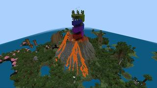 Screenshot of the Minecraft Bedrock Marketplace product Parkour Lava Rise created by 4KS Studios.