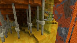 Screenshot of the Minecraft Bedrock Marketplace product Parkour Lava Rise created by 4KS Studios.
