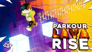 Thumbnail of the Minecraft Bedrock Marketplace product Parkour Lava Rise created by 4KS Studios.