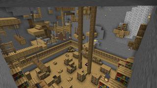 Screenshot of the Minecraft Bedrock Marketplace product Parkour Mountain created by 4KS Studios.