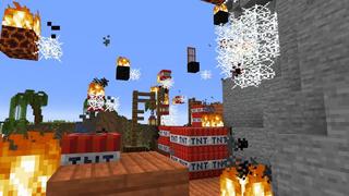 Screenshot of the Minecraft Bedrock Marketplace product Parkour Mountain created by 4KS Studios.