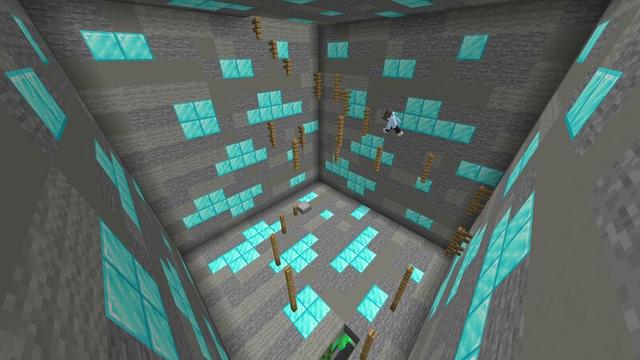 Screenshot of the Minecraft Bedrock Marketplace product Parkour Ore Tower created by 4KS Studios.