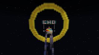 Screenshot of the Minecraft Bedrock Marketplace product Parkour Rainbow Road created by 4KS Studios.