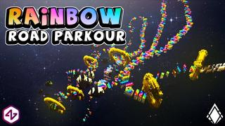 Thumbnail of the Minecraft Bedrock Marketplace product Parkour Rainbow Road created by 4KS Studios.