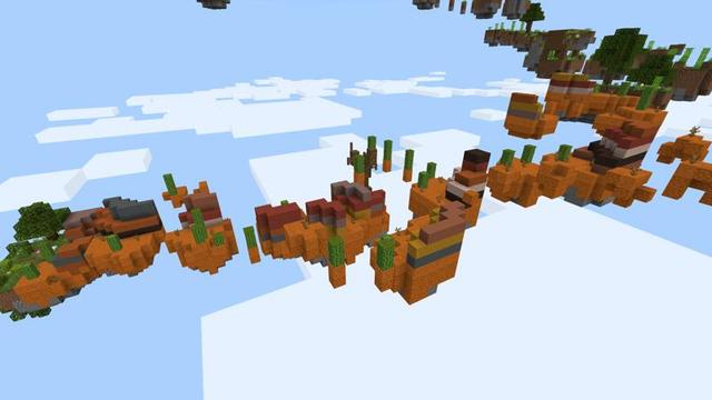 Screenshot of the Minecraft Bedrock Marketplace product Parkour Sky Islands created by 4KS Studios.