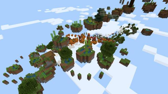 Screenshot of the Minecraft Bedrock Marketplace product Parkour Sky Islands created by 4KS Studios.