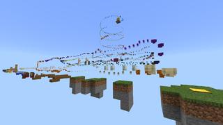 Screenshot of the Minecraft Bedrock Marketplace product Parkour Sky created by 4KS Studios.