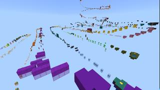 Screenshot of the Minecraft Bedrock Marketplace product Parkour Sky created by 4KS Studios.
