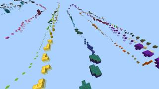 Screenshot of the Minecraft Bedrock Marketplace product Parkour Sky created by 4KS Studios.