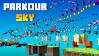 Thumbnail of the Minecraft Bedrock Marketplace product Parkour Sky created by 4KS Studios.