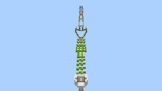 Screenshot of the Minecraft Bedrock Marketplace product Parkour Speedrun created by 4KS Studios.