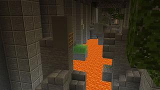 Screenshot of the Minecraft Bedrock Marketplace product Temple du Parkour created by 4KS Studios.