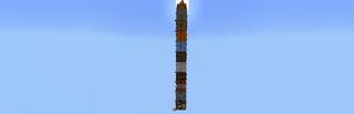 Panorama of the Minecraft Bedrock Marketplace product Parkour Tower created by 4KS Studios.