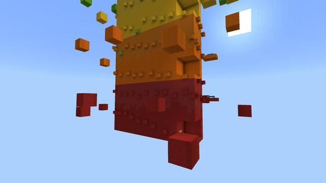 Screenshot of the Minecraft Bedrock Marketplace product Parkour Wall created by 4KS Studios.