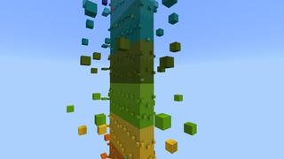 Screenshot of the Minecraft Bedrock Marketplace product Parkour Wall created by 4KS Studios.