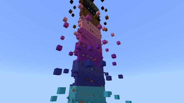 Screenshot of the Minecraft Bedrock Marketplace product Parkour Wall created by 4KS Studios.