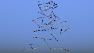 Screenshot of the Minecraft Bedrock Marketplace product Parkour! created by 4KS Studios.