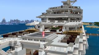 Screenshot of the Minecraft Bedrock Marketplace product Party Boat Island created by 4KS Studios.