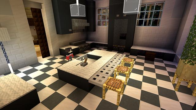 Screenshot of the Minecraft Bedrock Marketplace product Party Mansion created by 4KS Studios.
