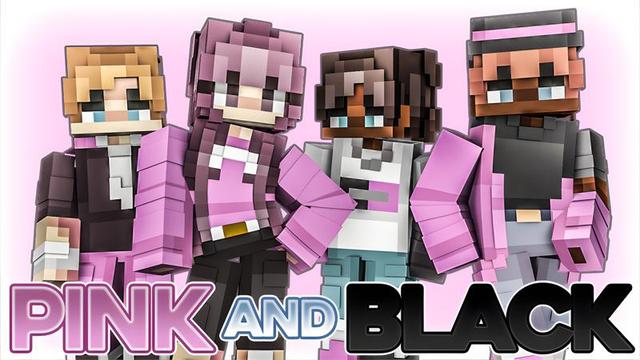Thumbnail of the Minecraft Bedrock Marketplace product Pink and Black created by 4KS Studios.
