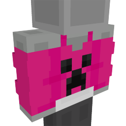 Thumbnail of the Minecraft Bedrock Marketplace product Pink Creeper Blouse created by 4KS Studios.