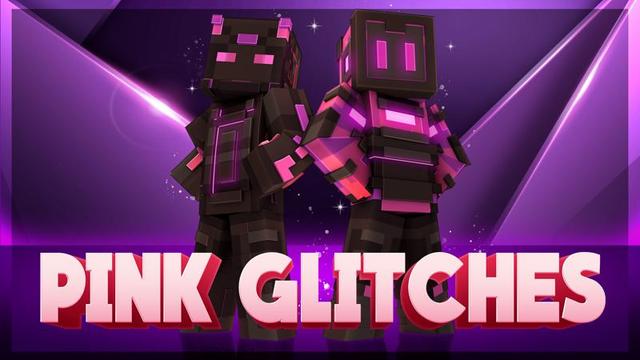 Thumbnail of the Minecraft Bedrock Marketplace product Pink Glitches created by 4KS Studios.