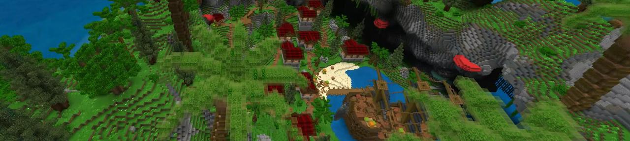 Panorama of the Minecraft Bedrock Marketplace product Pirate Base created by 4KS Studios.