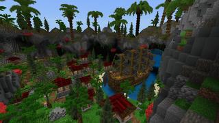 Screenshot of the Minecraft Bedrock Marketplace product Pirate Base created by 4KS Studios.