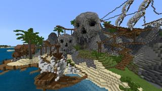 Screenshot of the Minecraft Bedrock Marketplace product Pirate Secret Base created by 4KS Studios.