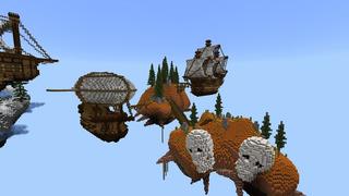 Screenshot of the Minecraft Bedrock Marketplace product Pirate Skyblock created by 4KS Studios.