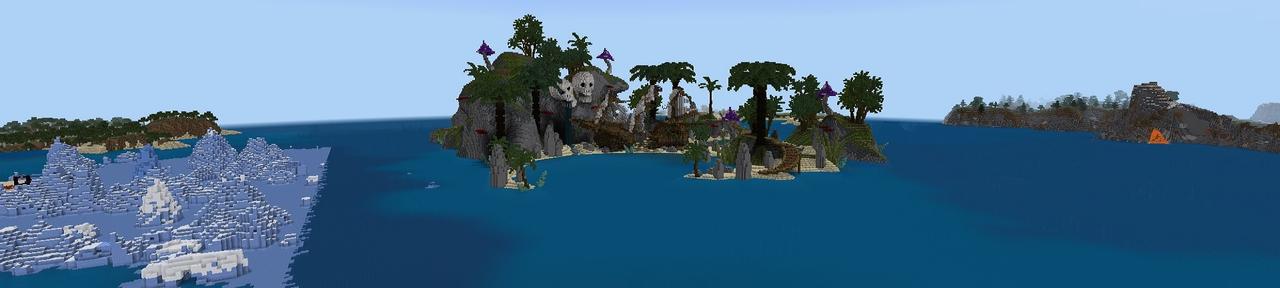 Panorama of the Minecraft Bedrock Marketplace product Pirate Underground Base created by 4KS Studios.