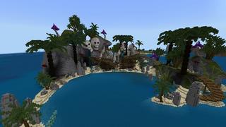 Screenshot of the Minecraft Bedrock Marketplace product Pirate Underground Base created by 4KS Studios.