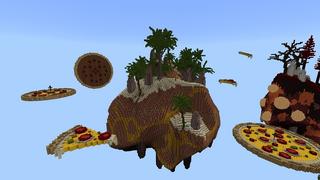 Screenshot of the Minecraft Bedrock Marketplace product Pizza Skyblock created by 4KS Studios.